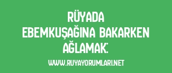 Rüyada Ebemkuşağına Bakarken Ağlamak: