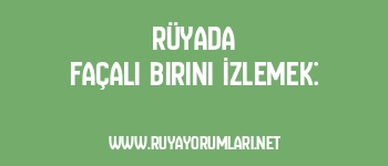 Rüyada Façalı Birini İzlemek: