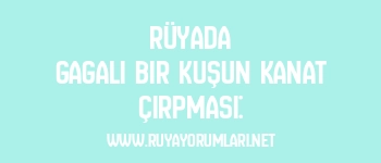 Rüyada Gagalı Bir Kuşun Kanat Çırpması: