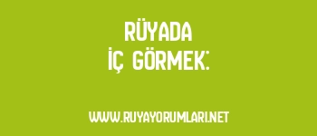 Rüyada İç Görmek: