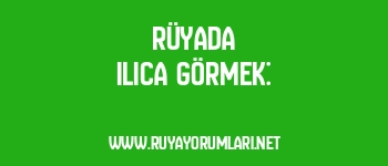 Rüyada Ilıca Görmek: