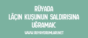 Rüyada Lâçin Kuşunun Saldırısına Uğramak: