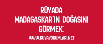 Rüyada Madagaskar’ın Doğasını Görmek: