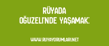 Rüyada Oğuzeli’nde Yaşamak: