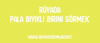 Rüyada Pala Bıyıklı Birini Görmek: