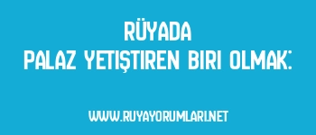 Rüyada Palaz Yetiştiren Biri Olmak: