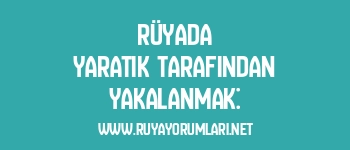 Rüyada Yaratık Tarafından Yakalanmak: