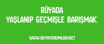 Rüyada Yaşlanıp Geçmişle Barışmak: